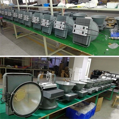 300W LED High Bay Light 6500K IP65 Aluminum Steel Black Housing 50000 Hours Lifespan