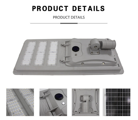 SMD3030 Chip Automated Solar LED Street Light All In One Solar Street Lighting Model