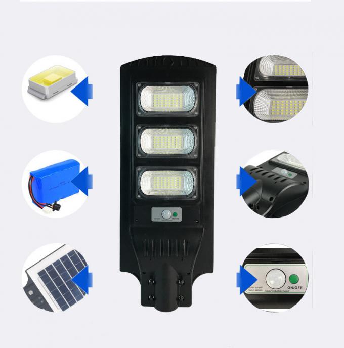 Ip65 Buiten 60w 120w 180w 240w 300w Geïntegreerd All-in-One Zonne-Led Street Light 2